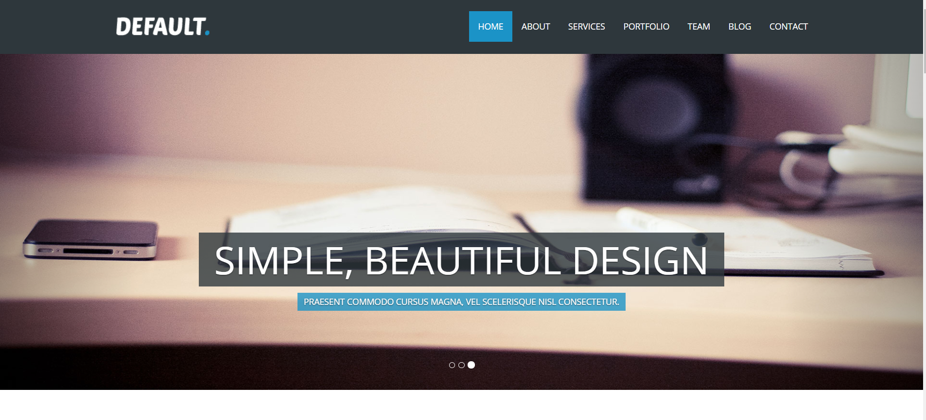 Default Website Theme image | Student Online Bio & Resume | 1 Page Mobile Responsive Website Design | Mr. Riese